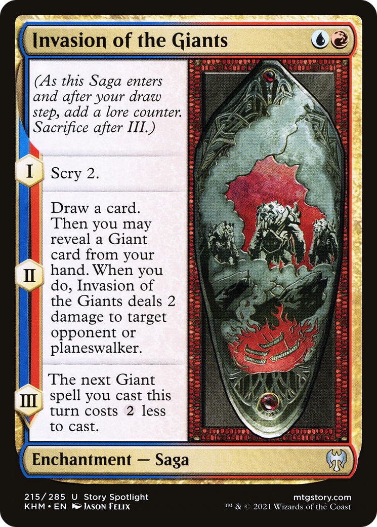 Image of Invasion of the Giants (KHM-215) - Kaldheim Foil