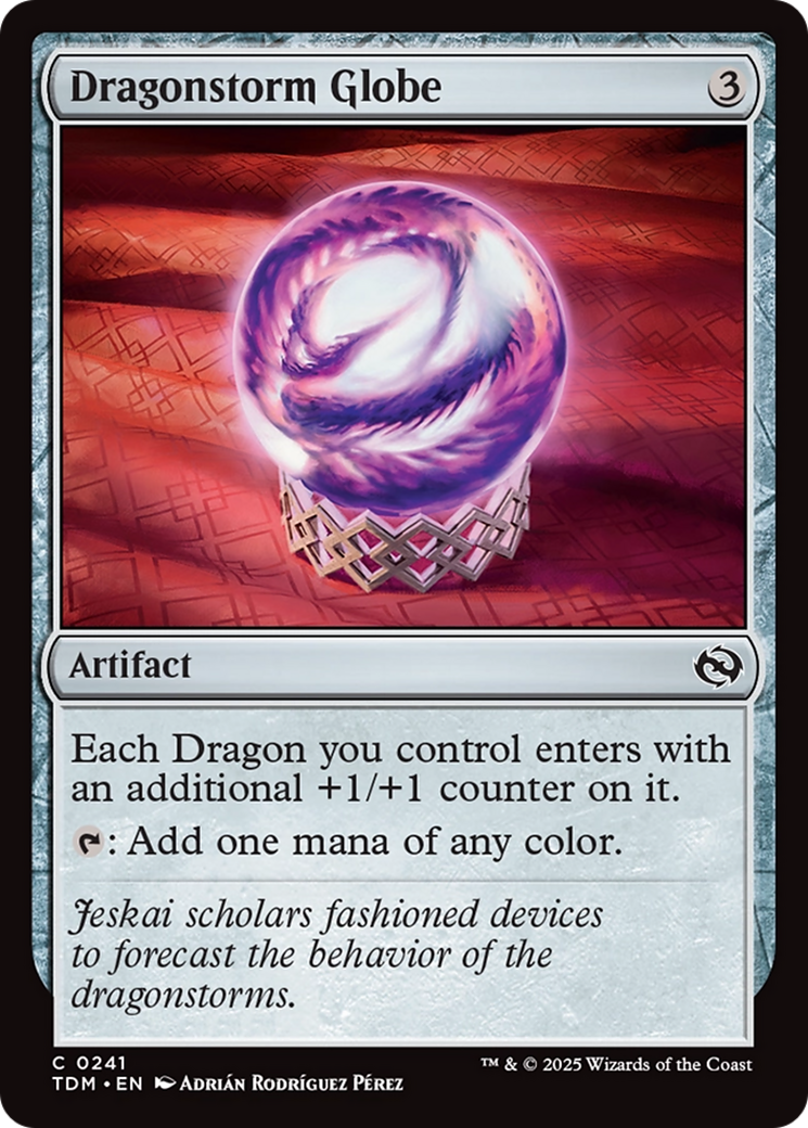 Image of Dragonstorm Globe (TDM-241) - Tarkir: Dragonstorm Foil