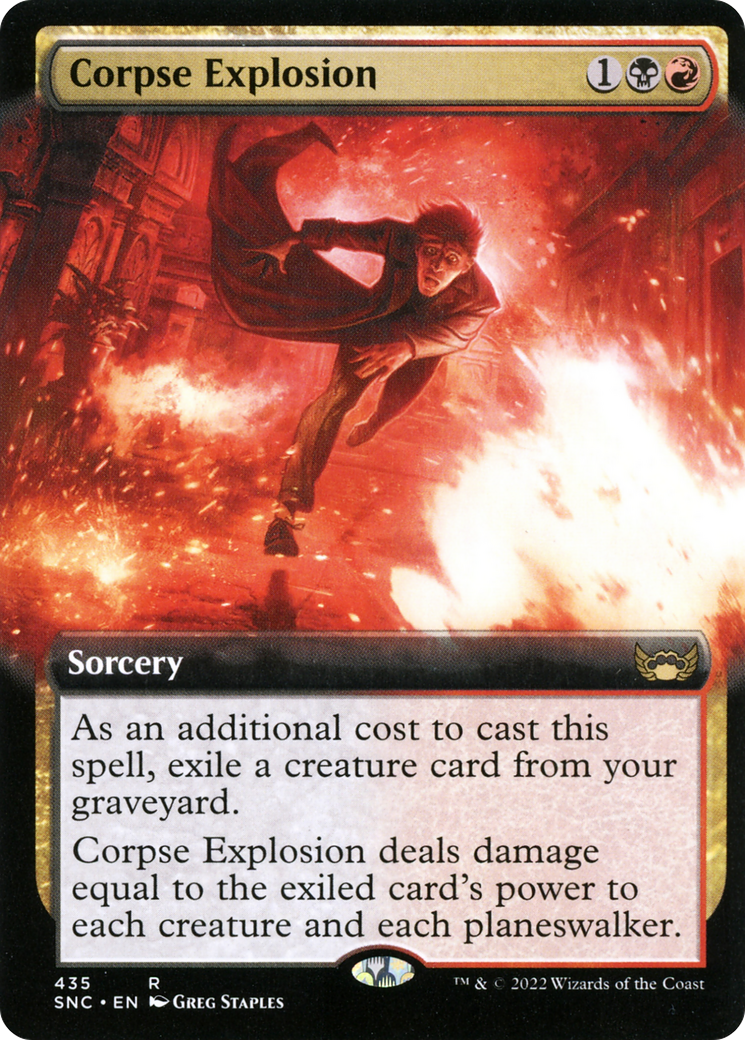 Image of Corpse Explosion (Extended Art) (SNC-435) - Streets of New Capenna: (Extended Art)