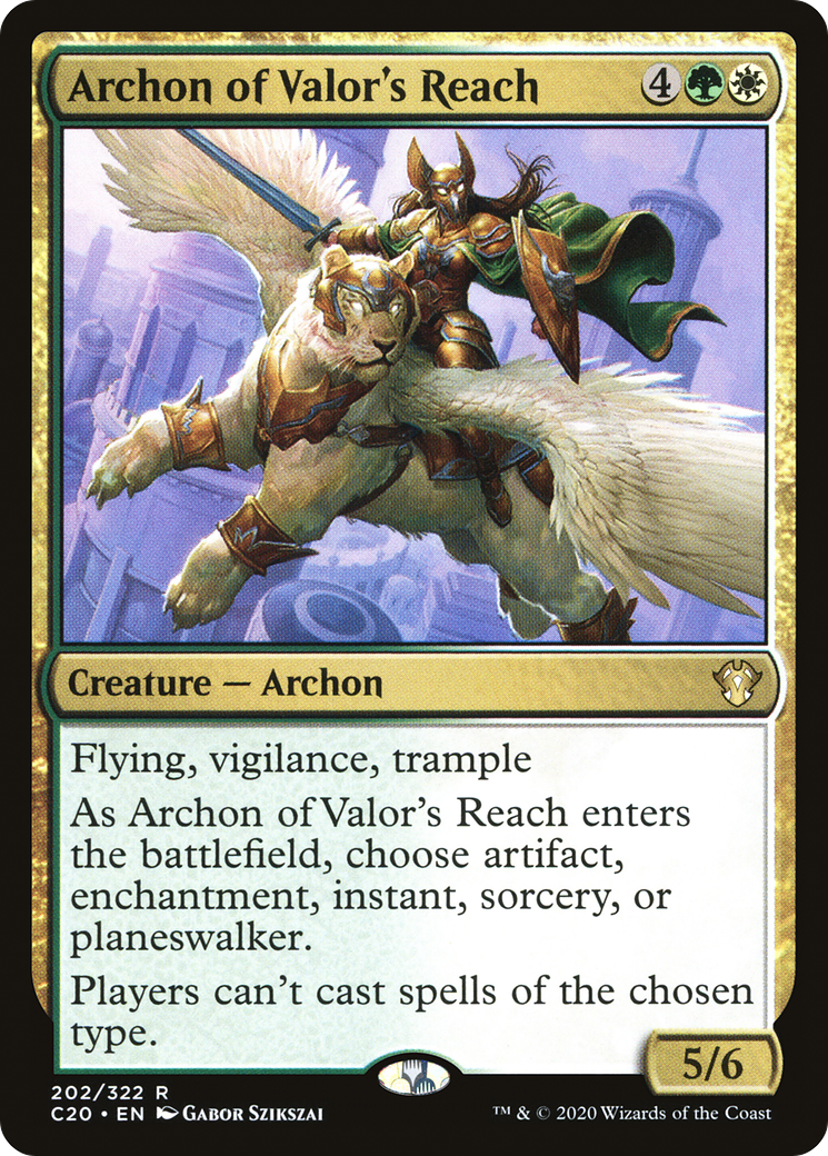 Image of Archon of Valor's Reach (C20-202) - Commander 2020