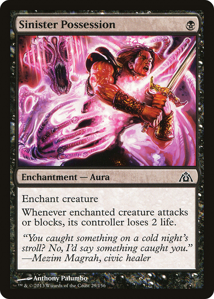Image of Sinister Possession (DGM-029) - Dragon's Maze Foil