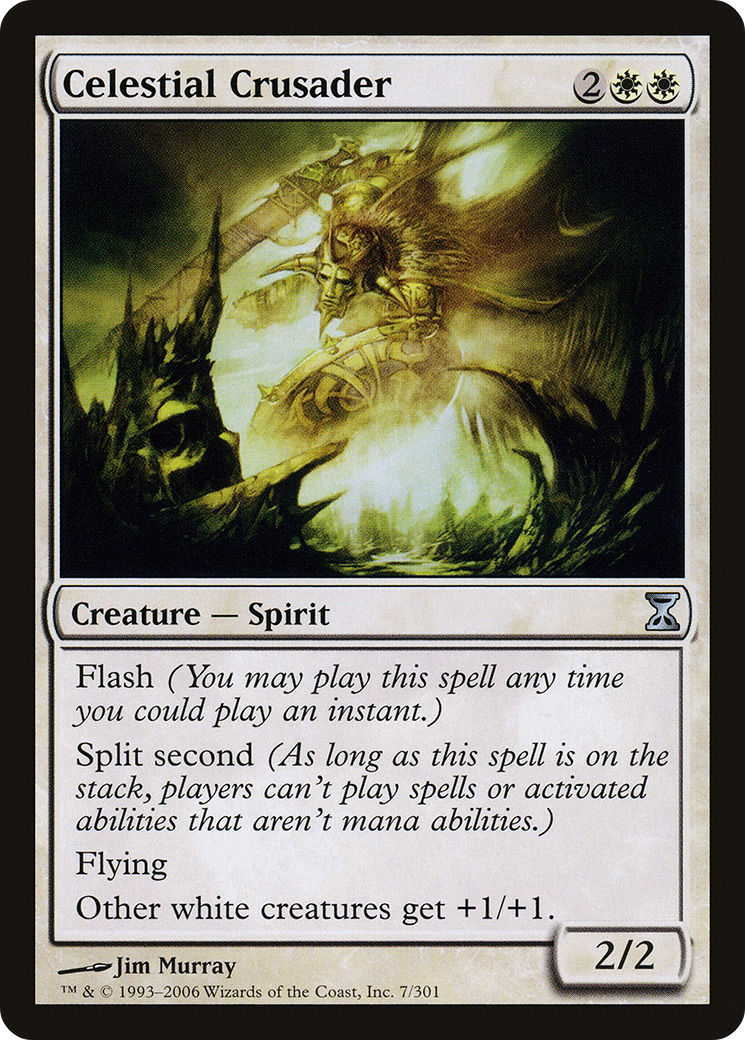 Image of Celestial Crusader (TSP-007) - Time Spiral Foil
