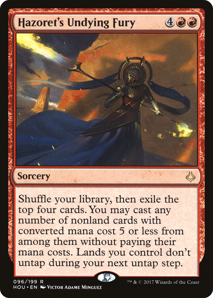 Image of Hazoret's Undying Fury (HOU-096) - Hour of Devastation