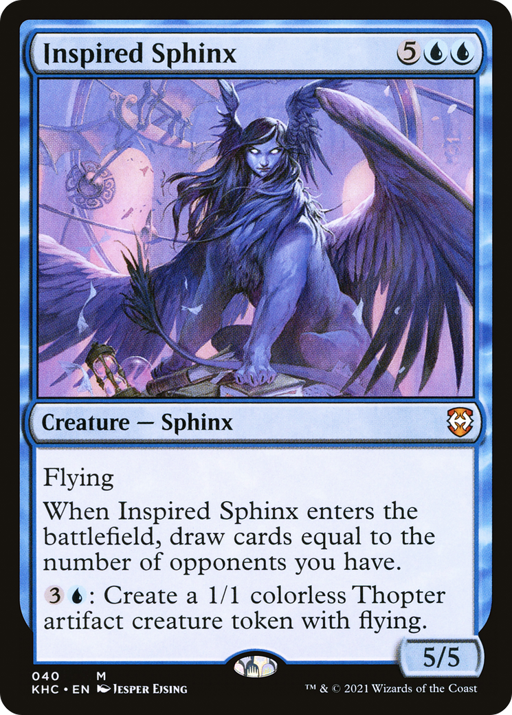 Image of Inspired Sphinx (KHC-040) - Kaldheim Commander