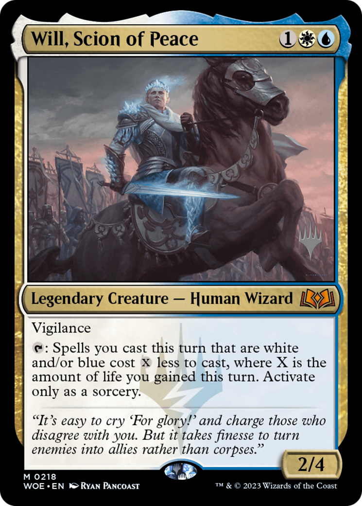 Image of Will, Scion of Peace (PPWOE-218) - Wilds of Eldraine Promos