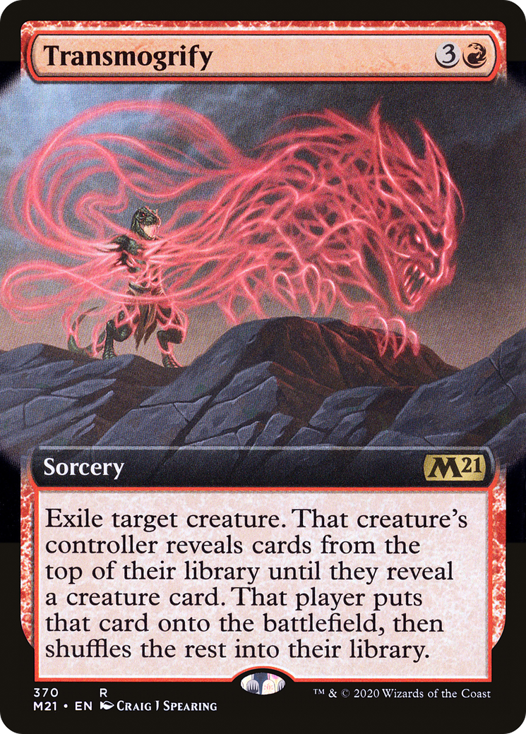 Image of Transmogrify (Extended Art) (M21-370) - Core Set 2021: (Extended Art)