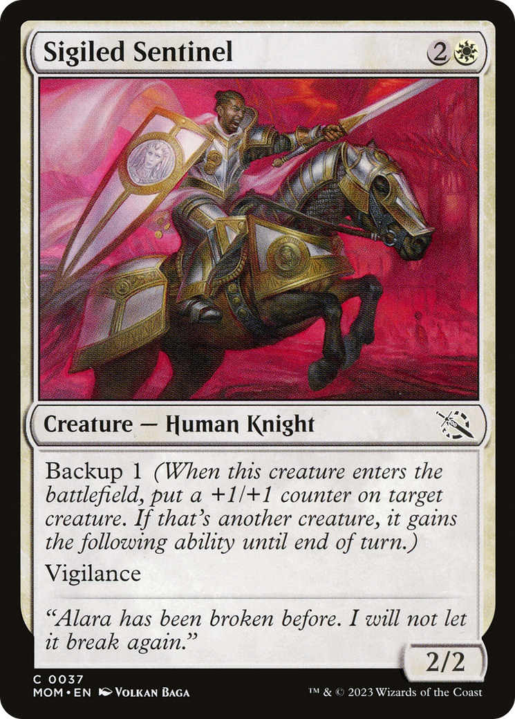 Image of Sigiled Sentinel (MOM-037) - March of the Machine