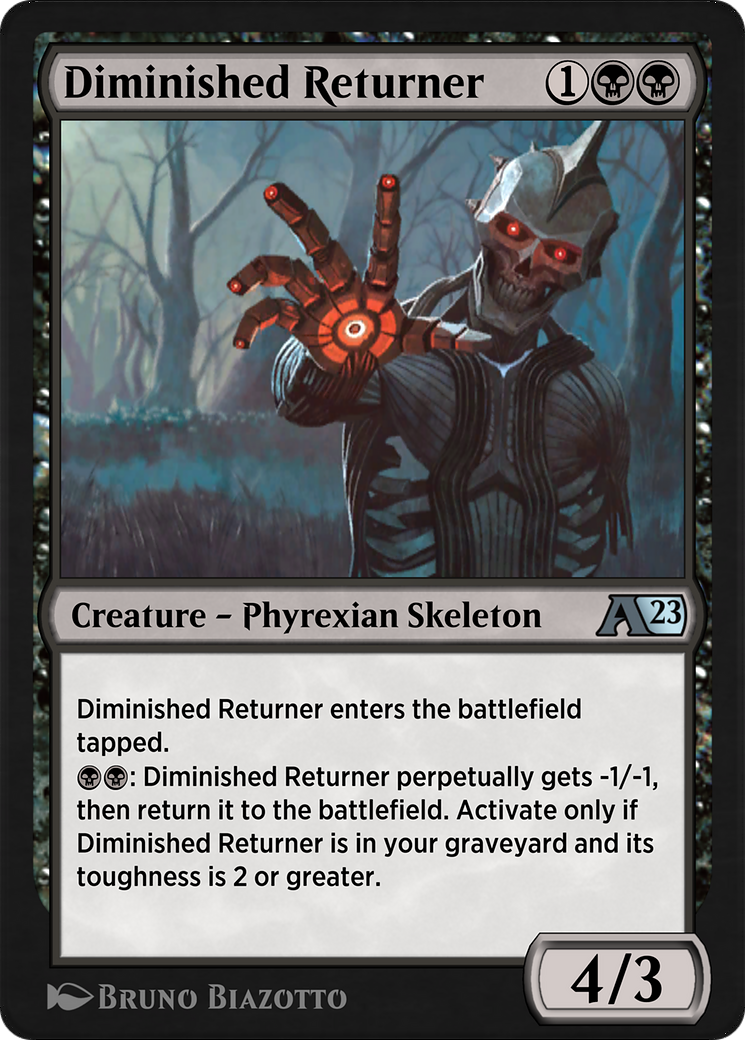 Image of Diminished Returner (YDMU-009) - Alchemy: Dominaria