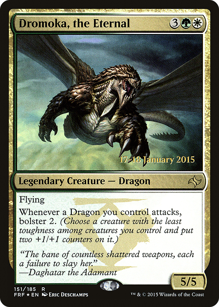 Image of Dromoka, the Eternal (PRE-151) - Fate Reforged Promos Foil
