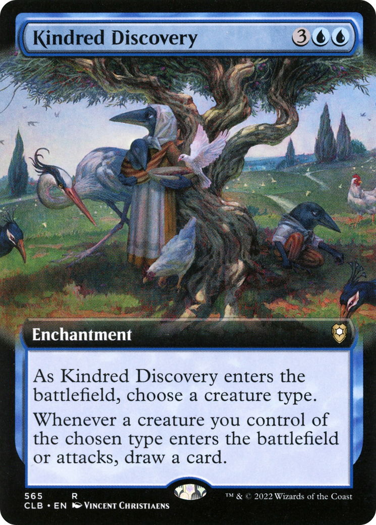Image of Kindred Discovery (Extended Art) (CLB-565) - Commander Legends: Battle for Baldur's Gate: (Extended Art)