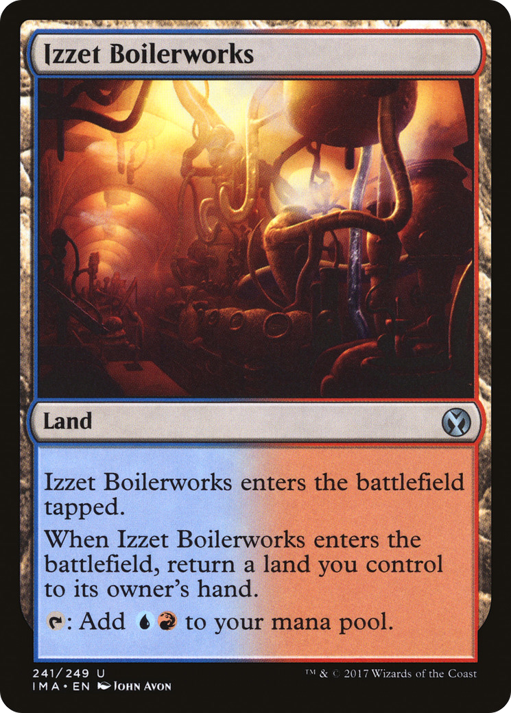 Image of Izzet Boilerworks (IMA-241) - Iconic Masters Foil