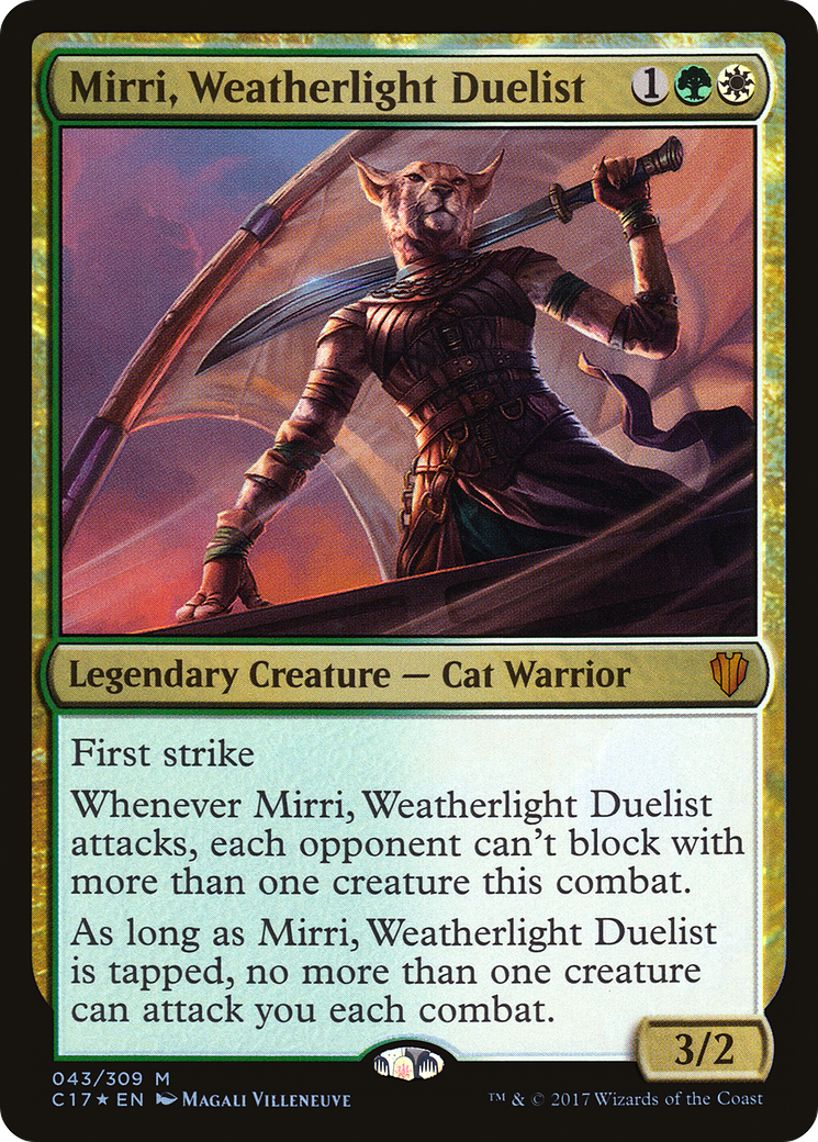 Image of Mirri, Weatherlight Duelist (C17-043) - Commander 2017 Foil