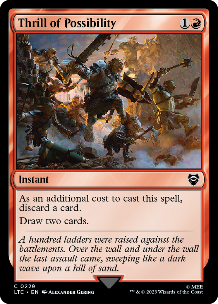 Image of Thrill of Possibility (LTC-229) - Tales of Middle-earth Commander