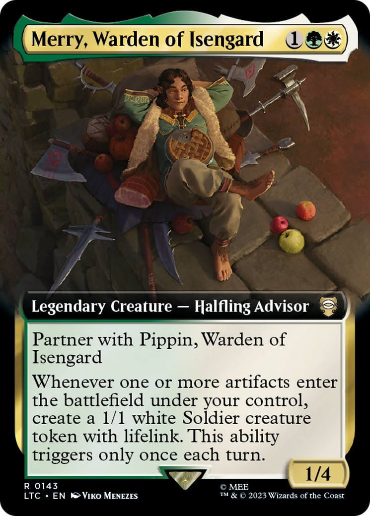 Image of Merry, Warden of Isengard (Extended Art) (LTC-143) - Tales of Middle-earth Commander: (Extended Art) Foil