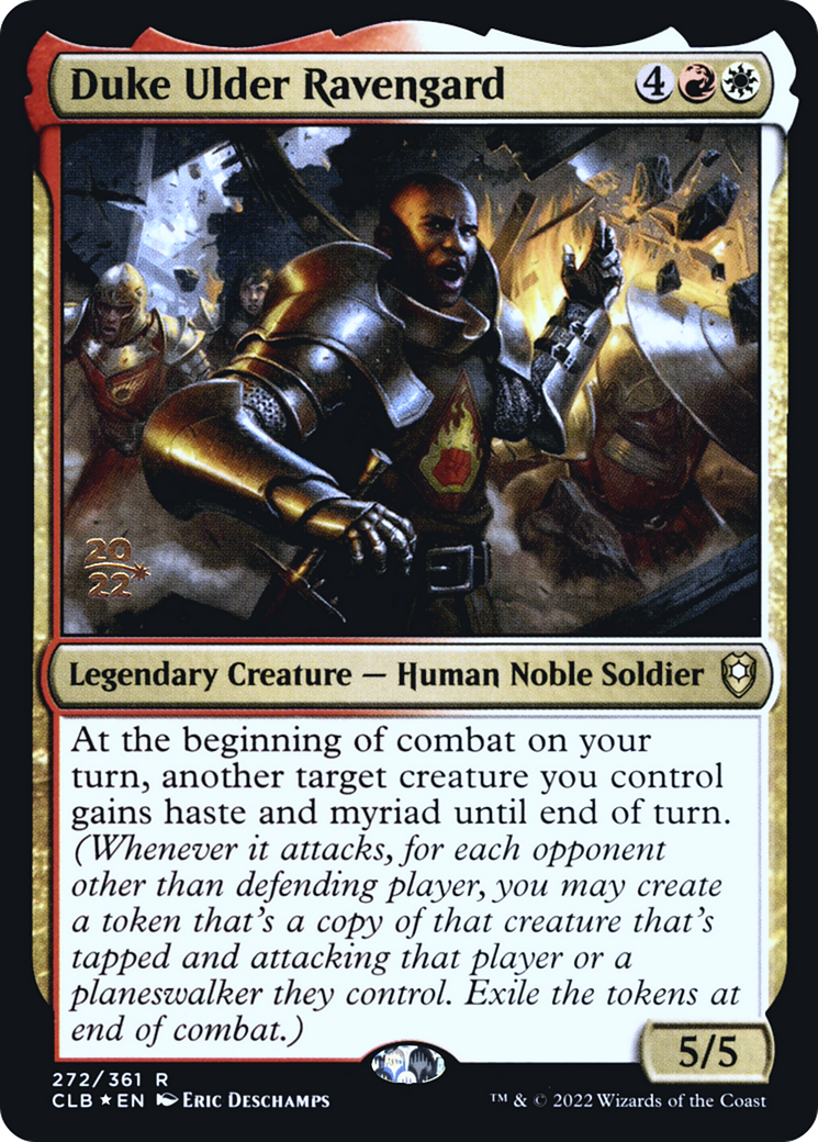 Image of Duke Ulder Ravengard (PRE-272) - Battle for Baldur's Gate Promos Foil