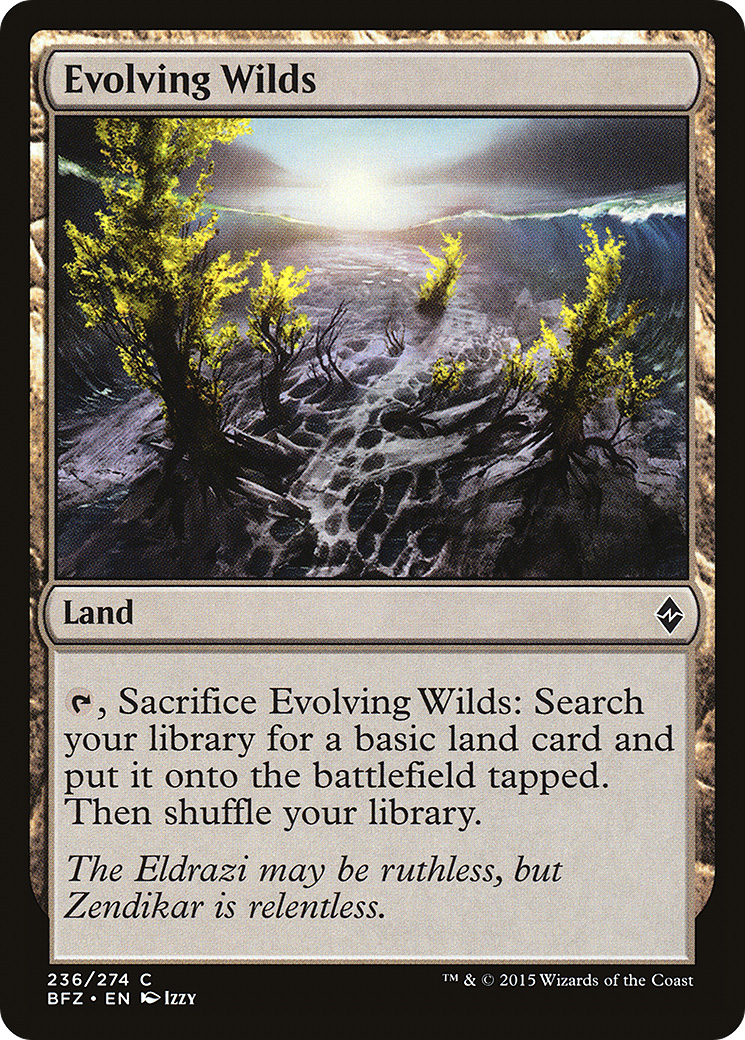 Image of Evolving Wilds (BFZ-236) - Battle for Zendikar