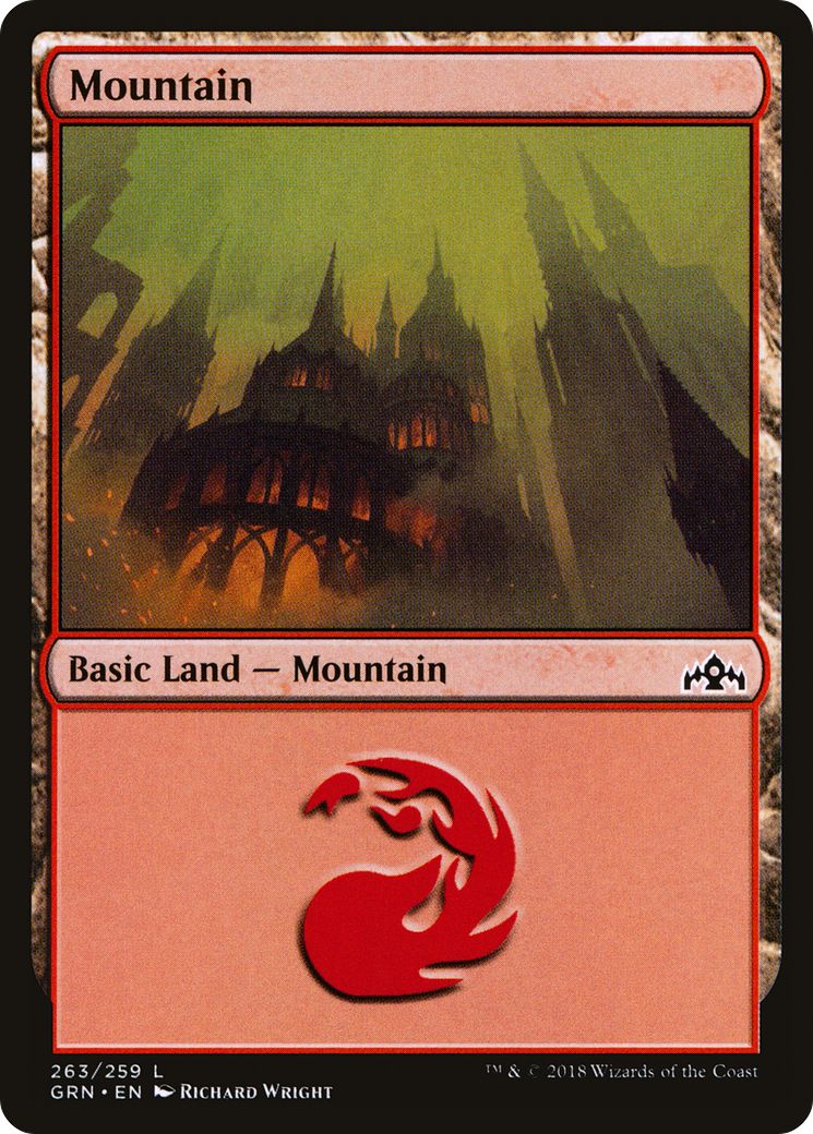 Image of Mountain (GRN-263) - Guilds of Ravnica