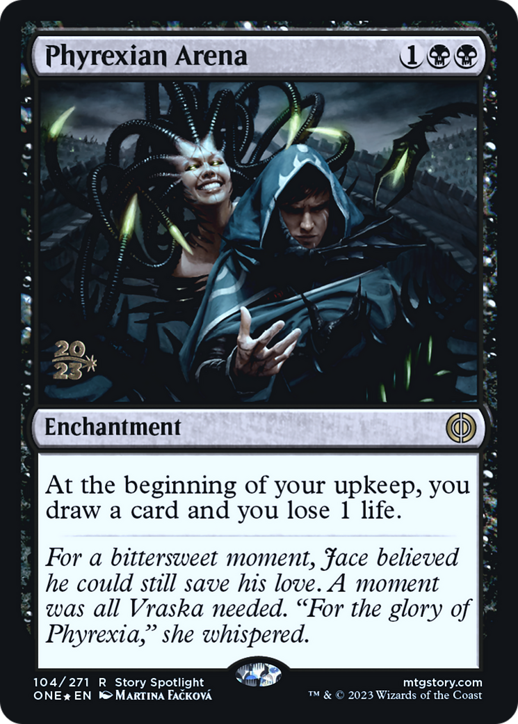 Image of Phyrexian Arena (PRE-104) - Phyrexia: All Will Be One Promos Foil