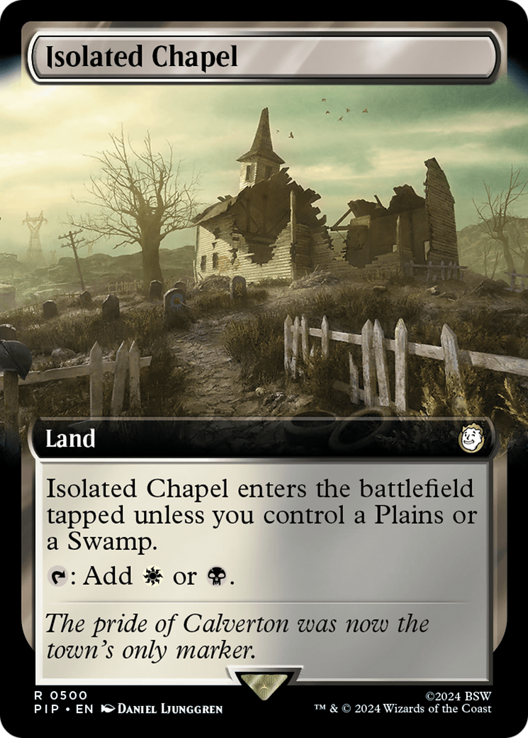 Image of Isolated Chapel (Extended Art) (PIP-500) - Fallout: (Extended Art) Foil