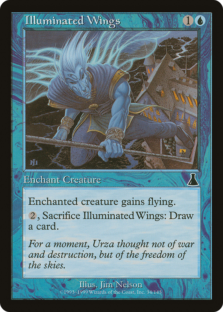 Image of Illuminated Wings (UDS-034) - Urza's Destiny Foil