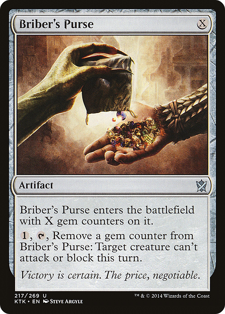 Image of Briber's Purse (KTK-217) - Khans of Tarkir Foil
