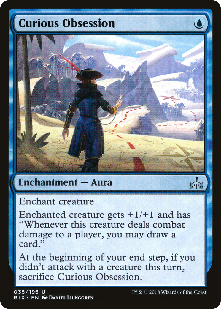 Image of Curious Obsession (RIX-035) - Rivals of Ixalan