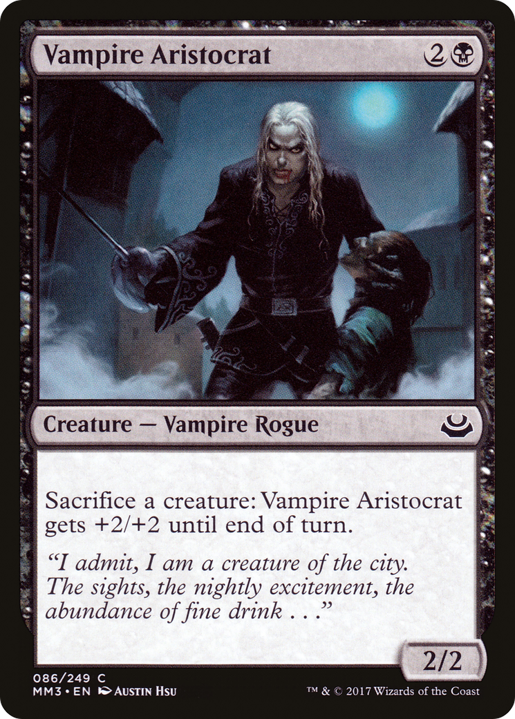Image of Vampire Aristocrat (MM3-086) - Modern Masters 2017 Foil