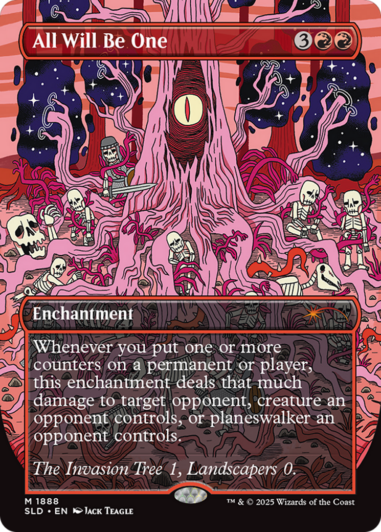 Image of All Will Be One (Rainbow Foil) (SLD-1888) - Secret Lair Drop (Borderless) Foil
