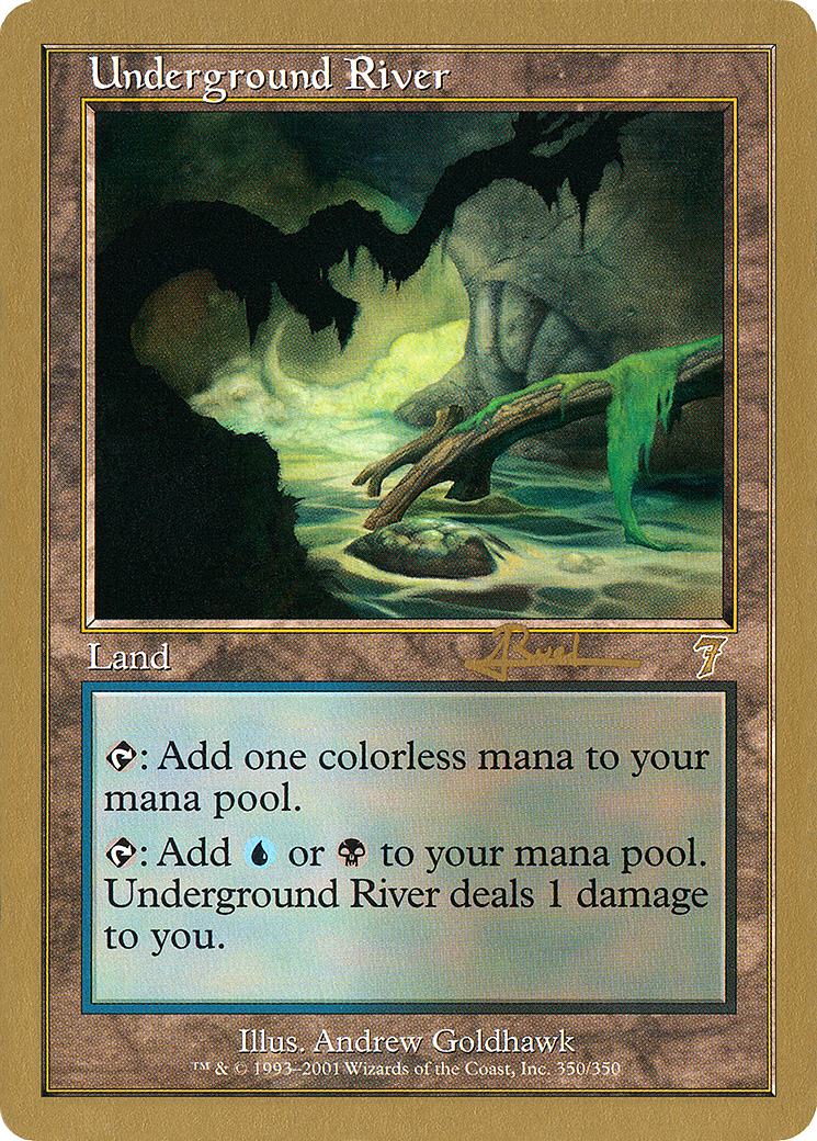 Image of Underground River - 2001 Antoine Ruel (7ED) (WCD-) - World Championship Decks 2001