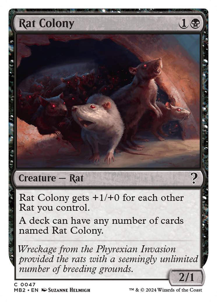 Image of Rat Colony (White Border) (MB2-047) - Mystery Booster 2
