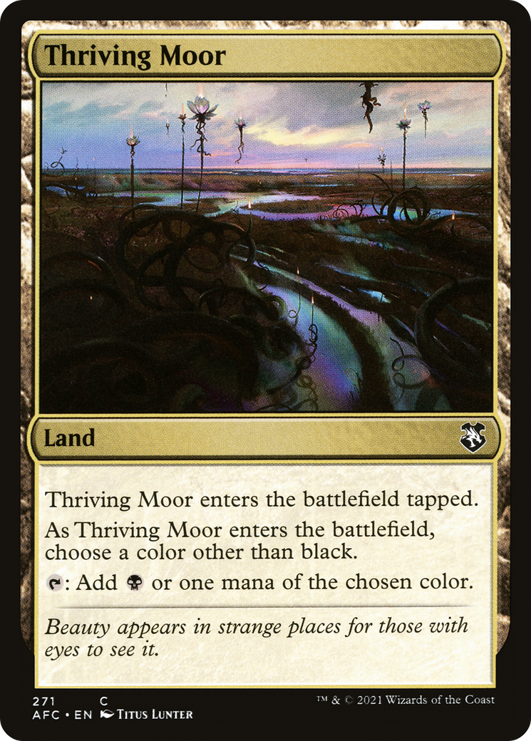 Image of Thriving Moor (AFC-271) - Forgotten Realms Commander