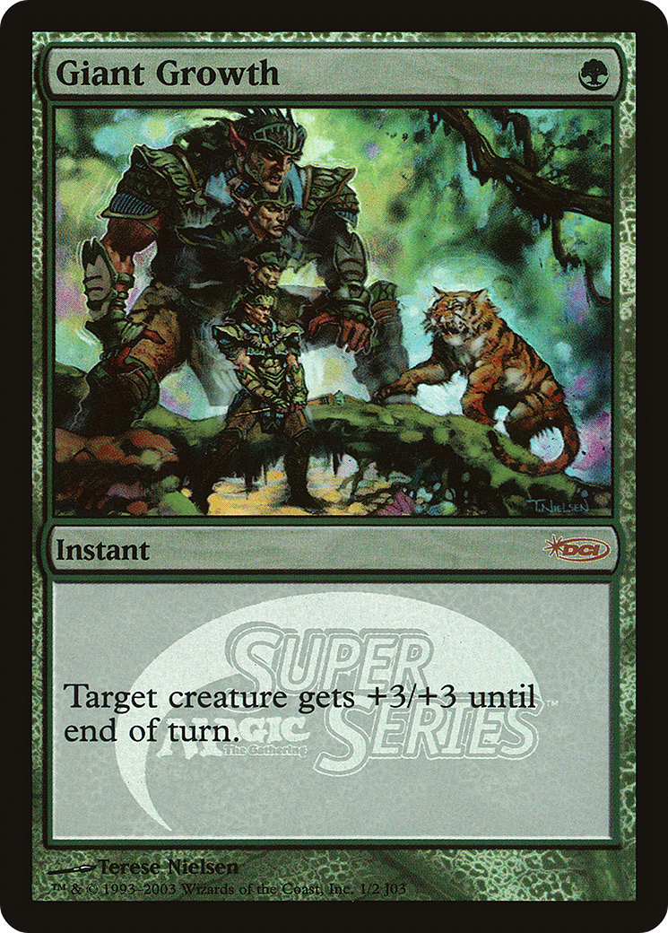 Image of Giant Growth (Junior Super Series) (JSS-001) - Junior Super Series Foil