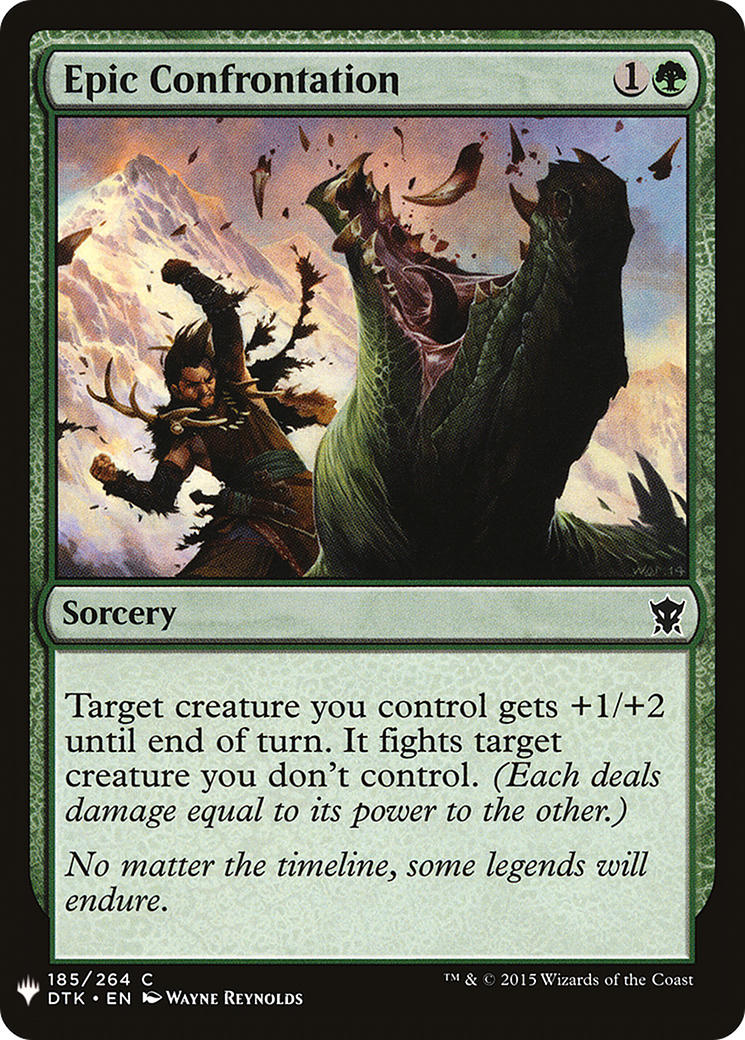 Image of Epic Confrontation (LIST-DTK-185) - The List