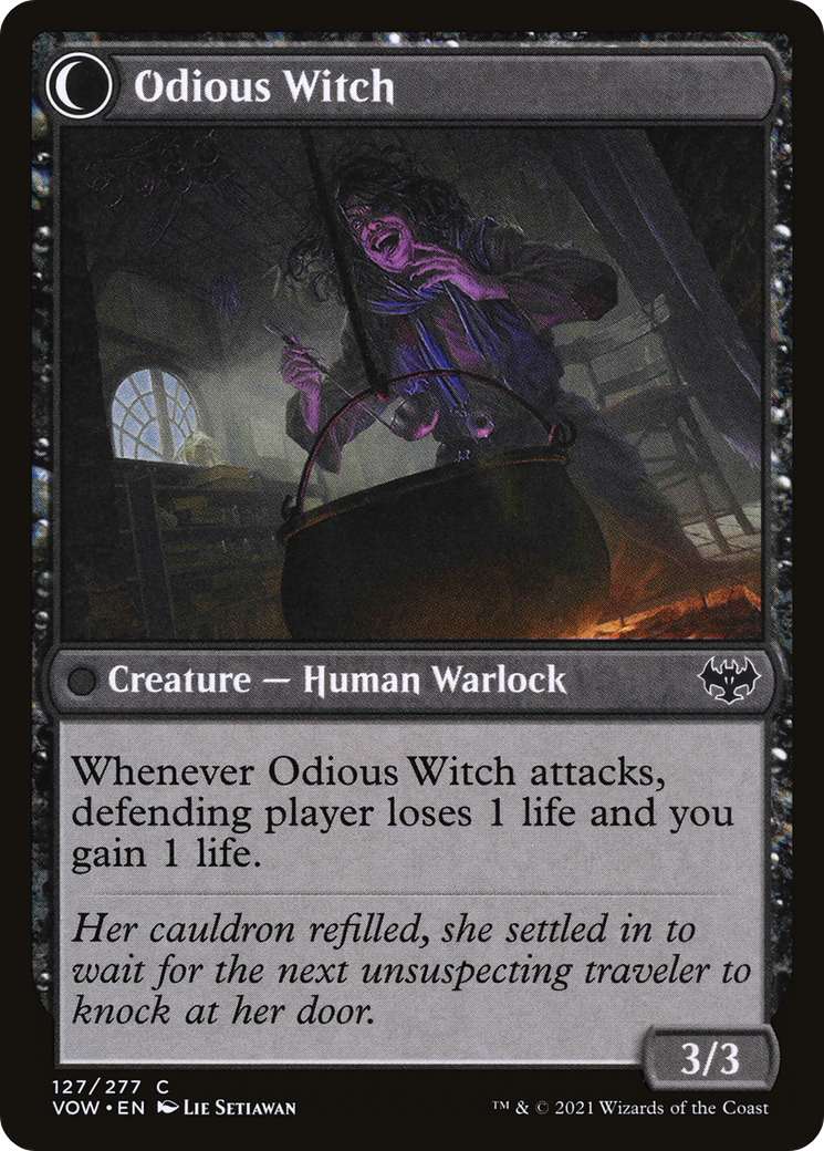 Image of Ragged Recluse (VOW-127) - Innistrad: Crimson Vow: (Double Faced Transform) Foil