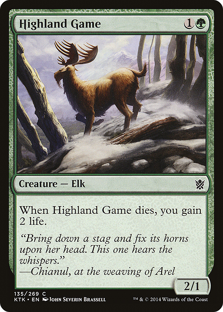 Image of Highland Game (KTK-135) - Khans of Tarkir