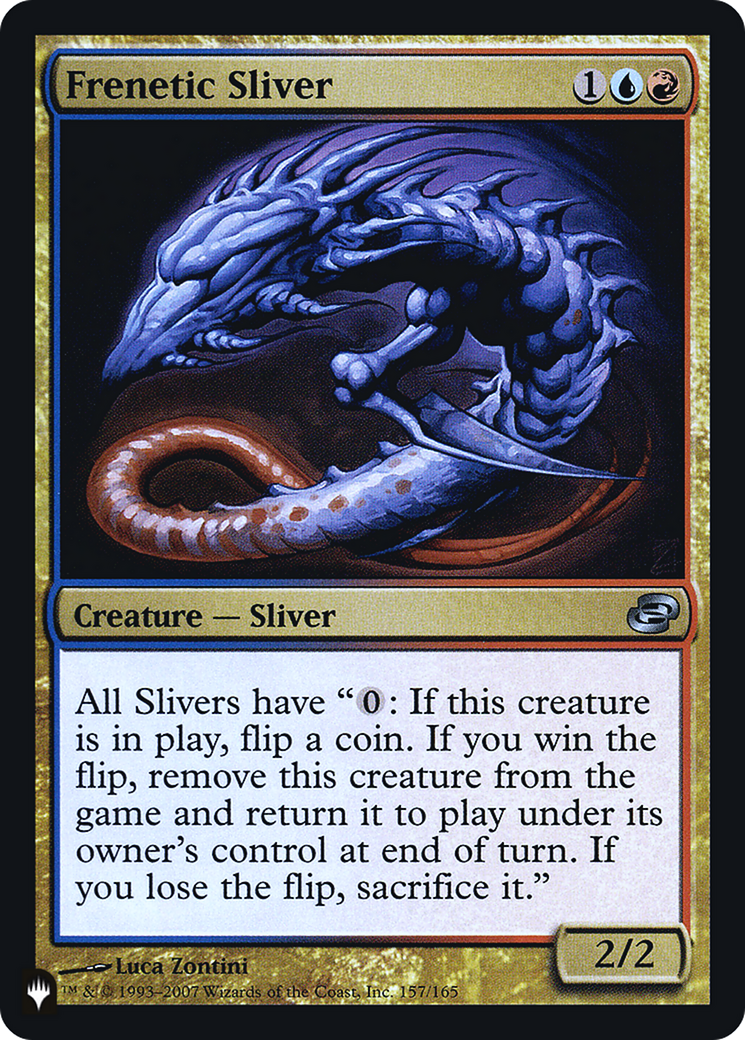 Image of Frenetic Sliver (LIST-PLC-157) - The List