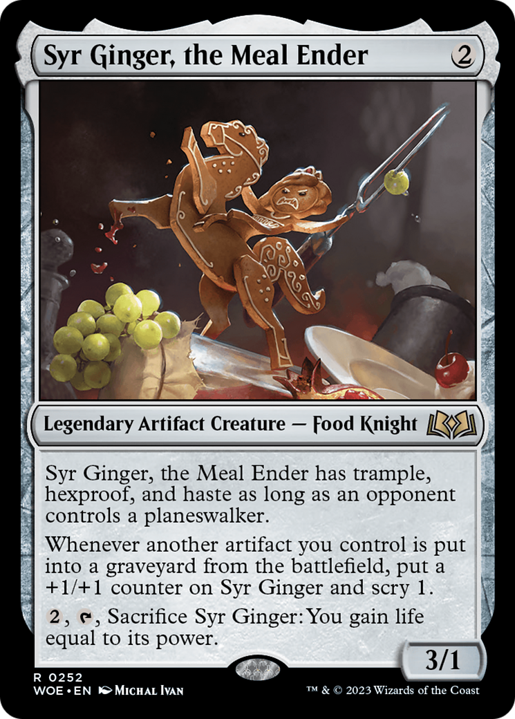 Image of Syr Ginger, the Meal Ender (WOE-252) - Wilds of Eldraine