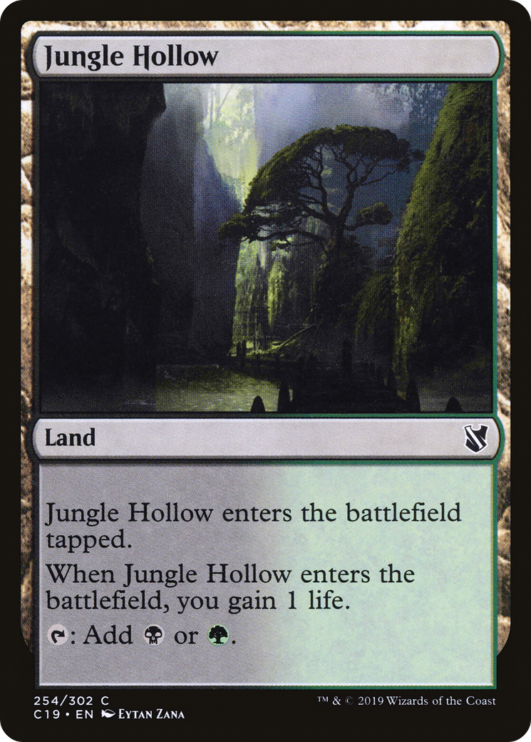 Image of Jungle Hollow (C19-254) - Commander 2019