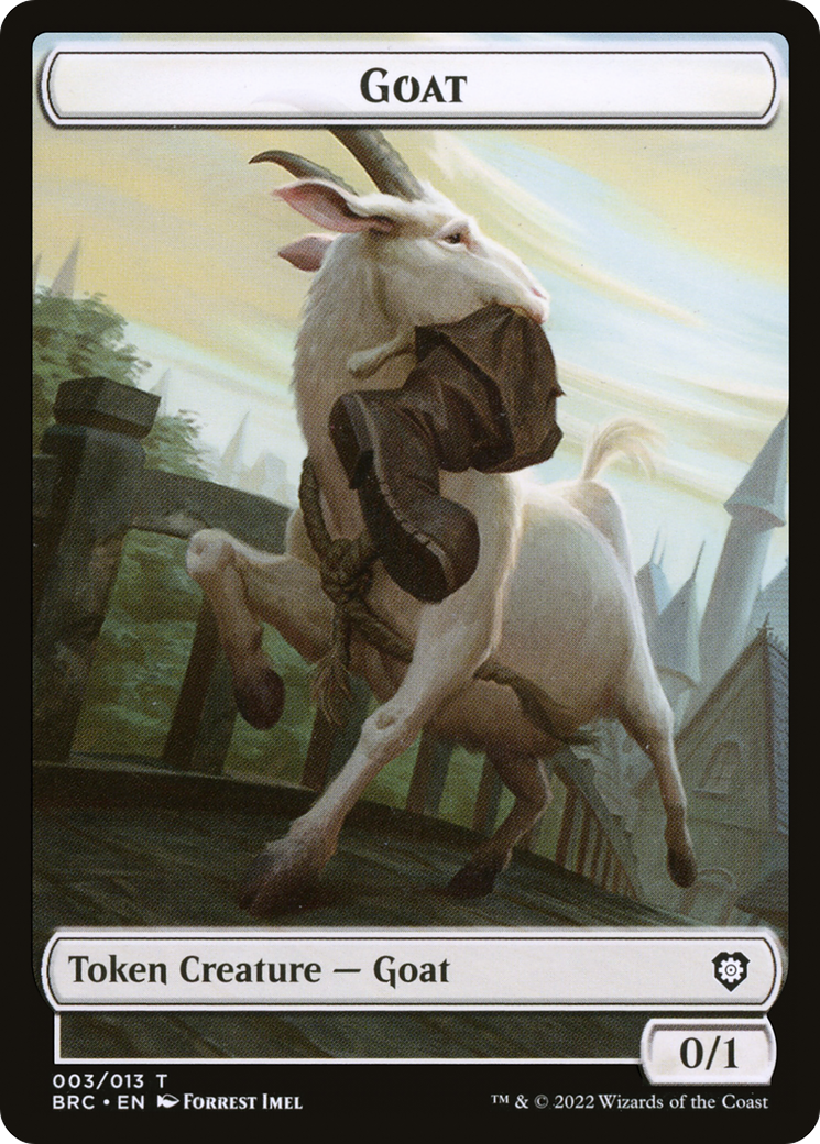 Image of Goat (TBRC-003) - The Brothers' War Commander Tokens