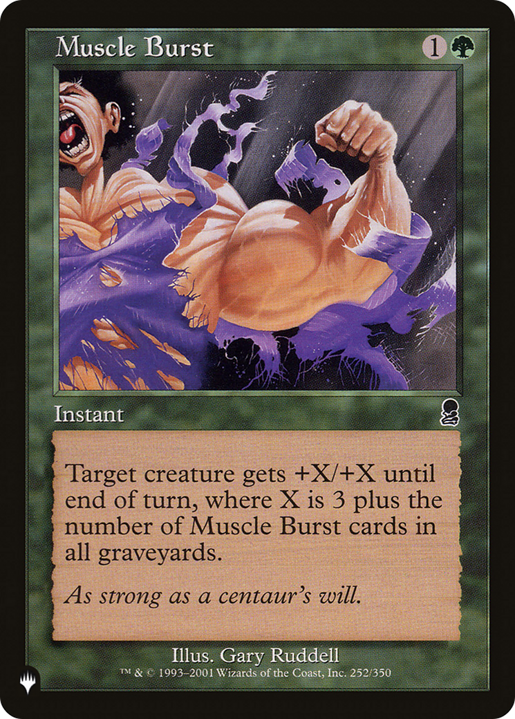 Image of Muscle Burst (LIST-ODY-252) - The List