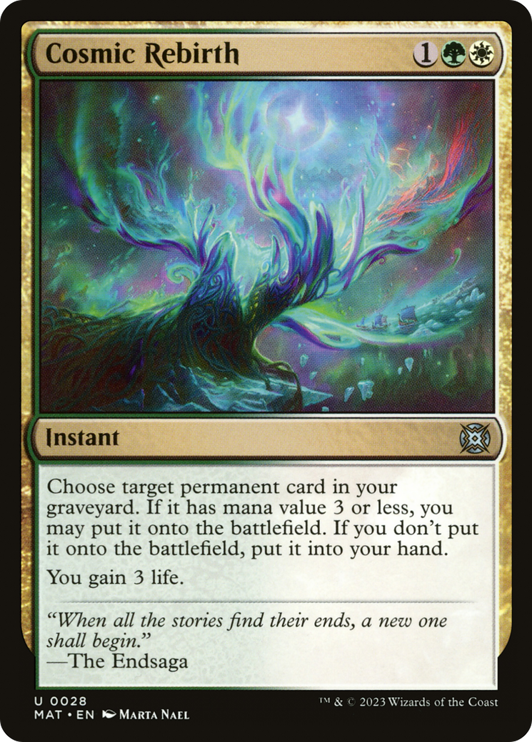 Image of Cosmic Rebirth (MAT-028) - March of the Machine: The Aftermath Foil