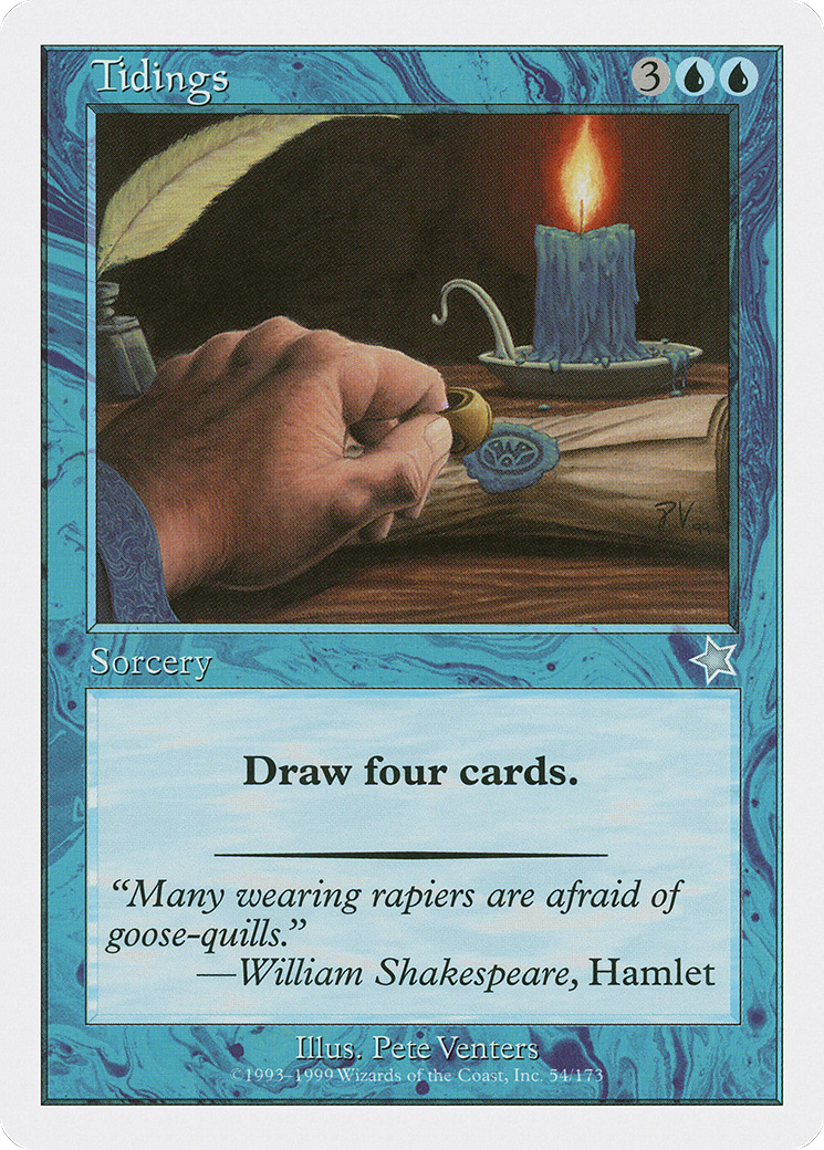 Image of Tidings (S99-054) - Starter 1999