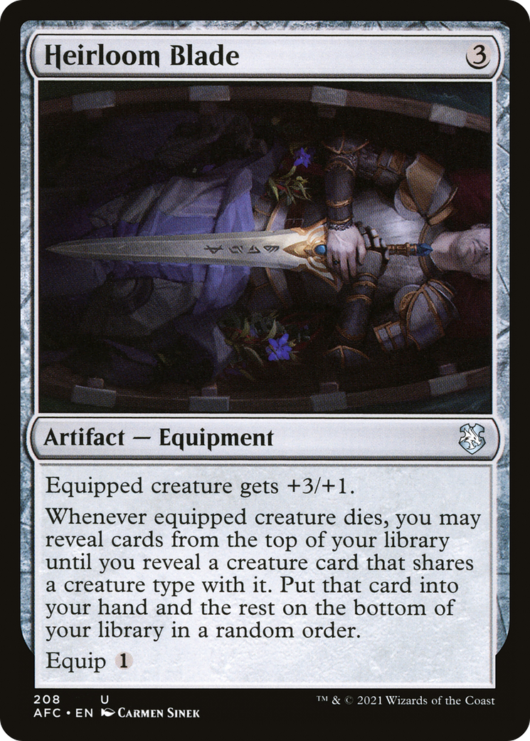Image of Heirloom Blade (AFC-208) - Forgotten Realms Commander