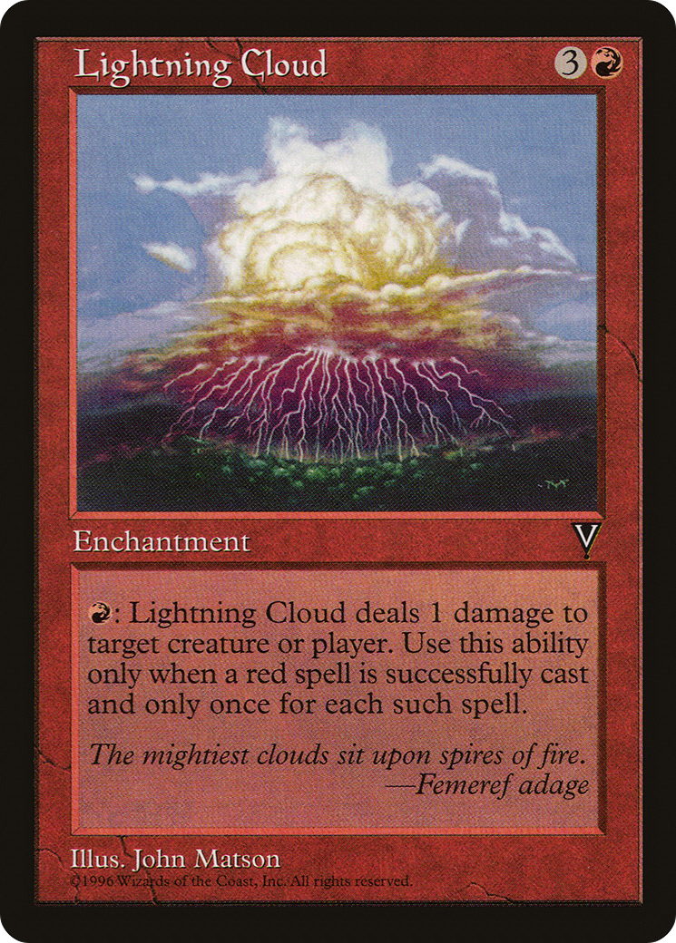 Image of Lightning Cloud (VIS-) - Visions