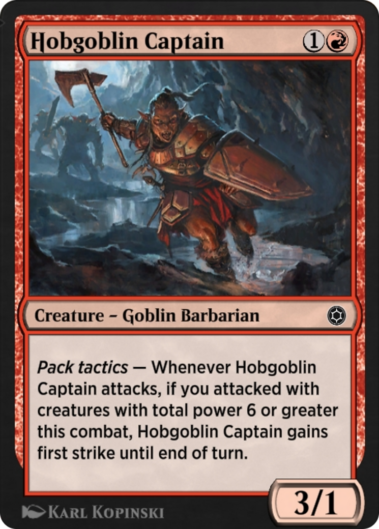 Image of Hobgoblin Captain (HBG-183) - Alchemy Horizons: Baldur's Gate