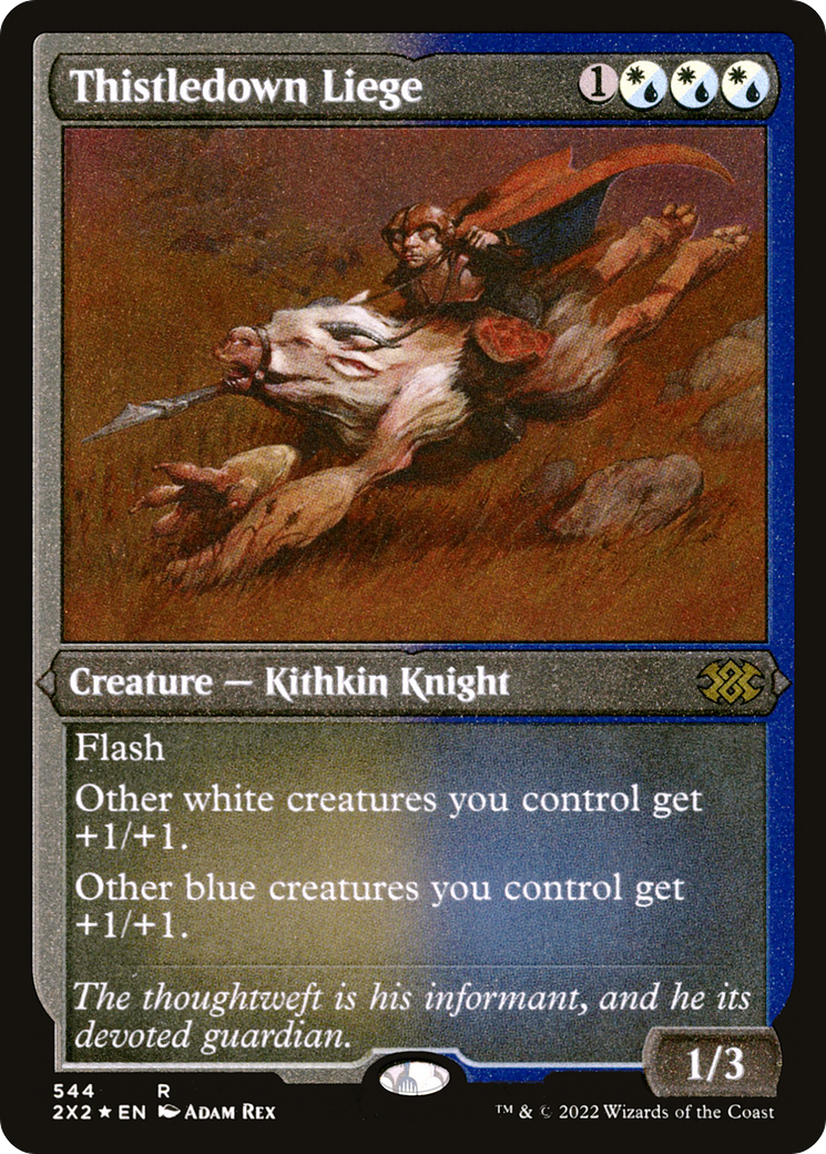 Image of Thistledown Liege (2X2-544) - Double Masters 2022 Foil