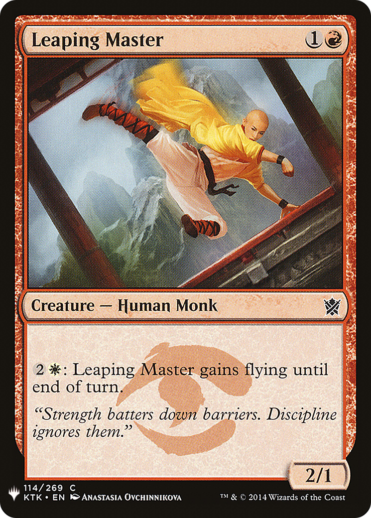 Image of Leaping Master (LIST-KTK-114) - The List