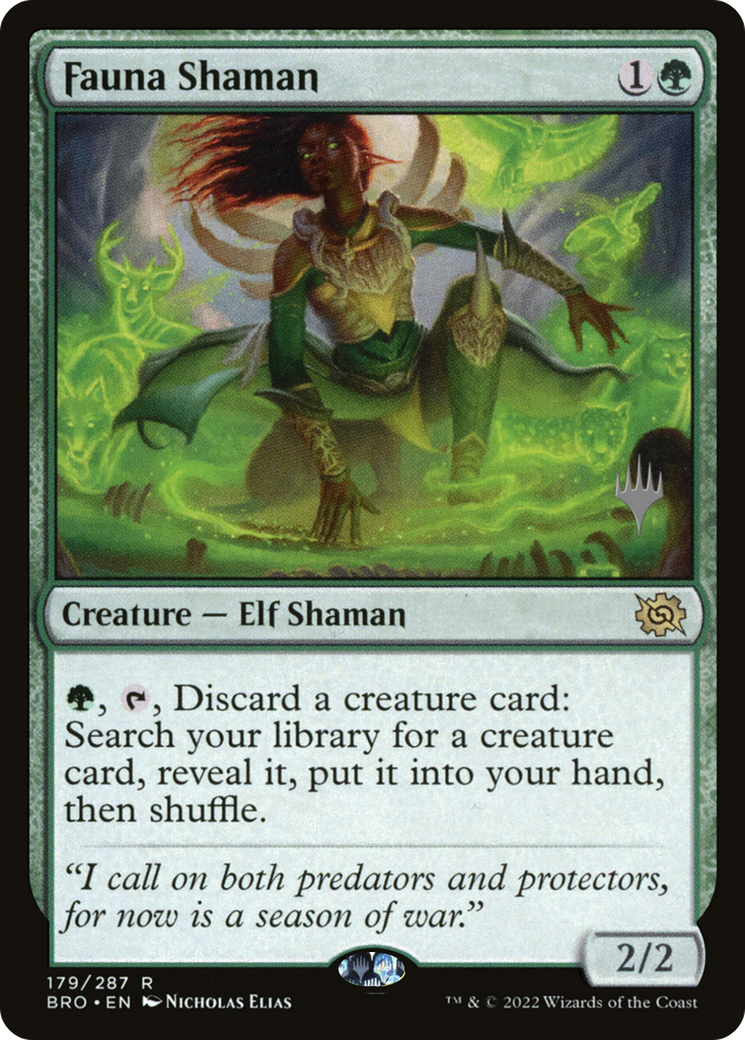 Image of Fauna Shaman (PPBRO-179) - The Brothers' War Promos Foil