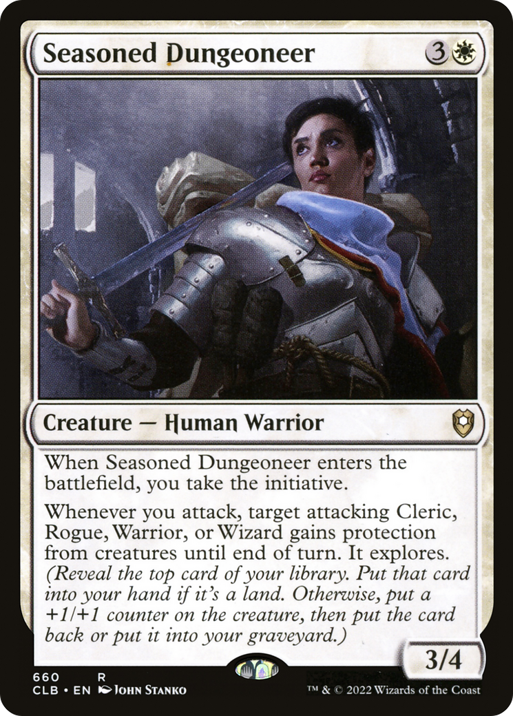 Image of Seasoned Dungeoneer (CLB-660) - Commander Legends: Battle for Baldur's Gate
