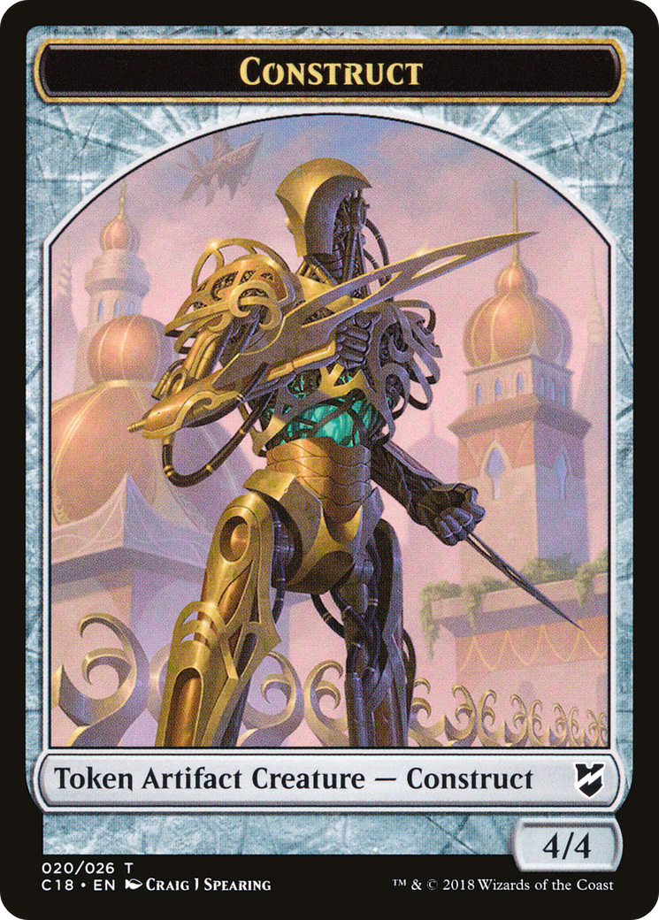 Image of Construct (TC18-020) - Commander 2018 Tokens